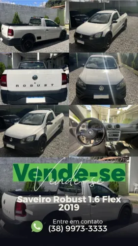 Volkswagen Saveiro Robust 1.6 Total Flex 8V 2019