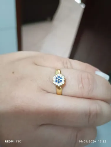 Anel ouro 18k 750, linda Jóia!