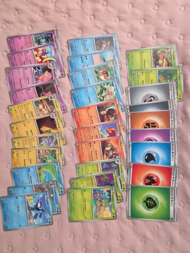 Lote 57 Cartas Pokémon - Coleção Escuridão Absoluta Todas Distintas