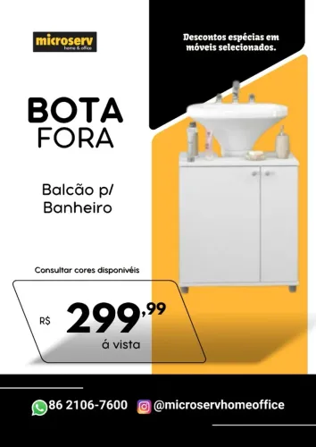 balcão pra banheiro