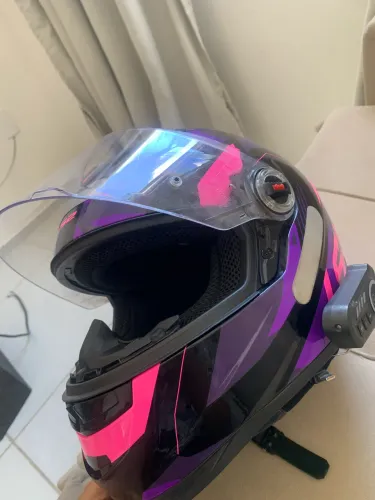 Capacete Ls2 Tank Roxo