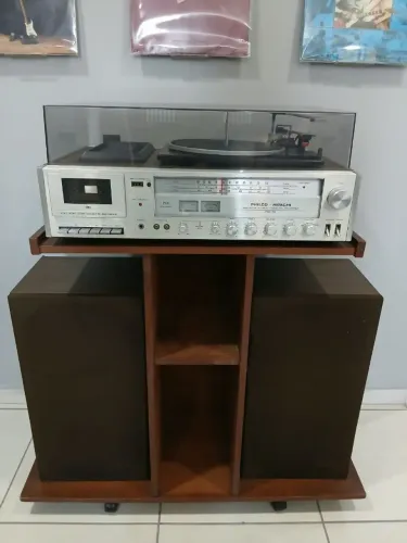 Aparelho de som 3 em 1 Philco Hitachi