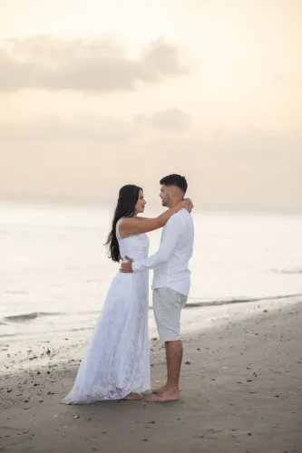 Vestido branco longo 