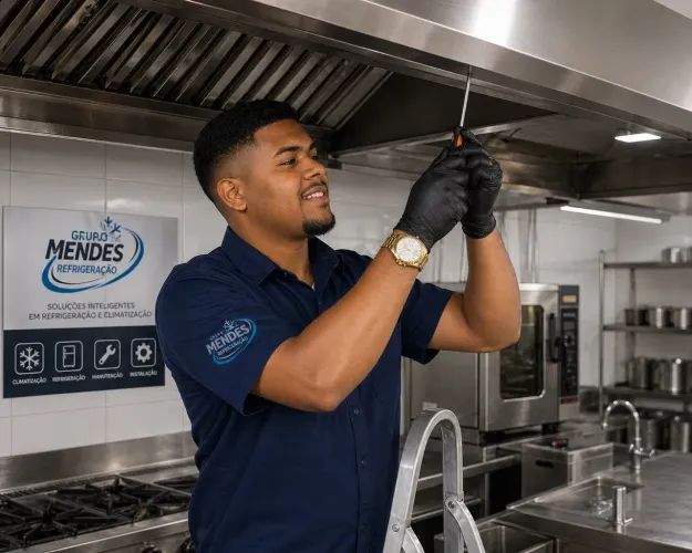 Manutenção em cozinha industrial 