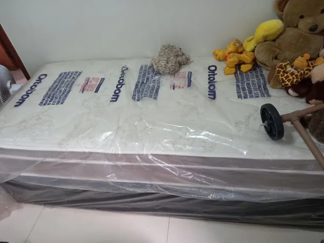 Cama Box solteiro da Ortobom