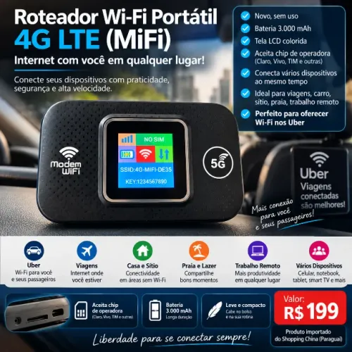 INTERNET COM VOÇê EM TODO LUGAR