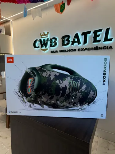 JBL BOOMBOX4 Camuflado- NOVO LACRADO - LOJA FÍSICA 
