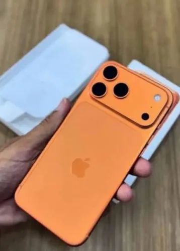 Troco IPhone 17 pro max Laranja no Silver