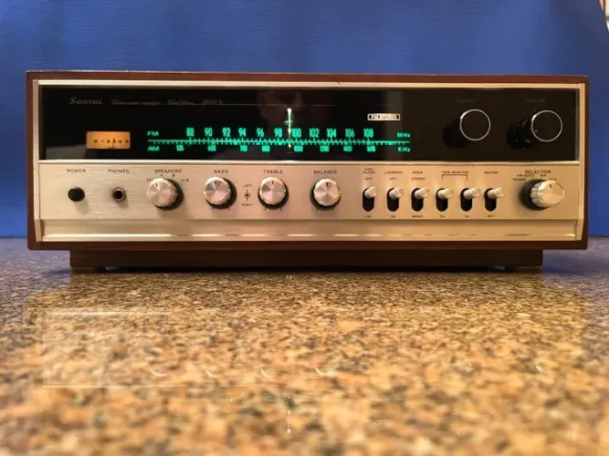 Receiver Sansui 1000x Gabinete em Madeira Made In Japan 1971 = Marantz/Akai/Pioneer