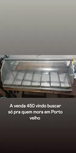 Estufa de salgado e capacete semi novo