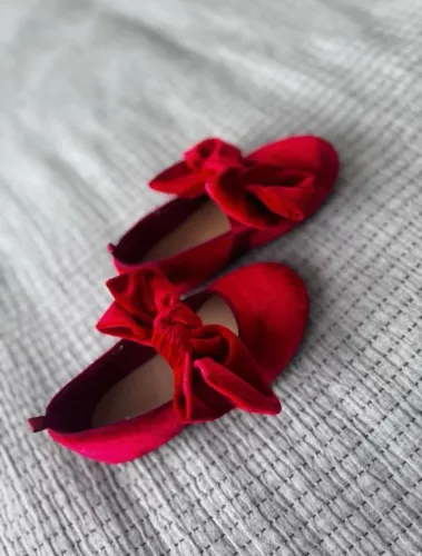 Sapato laço vermelho Old navy