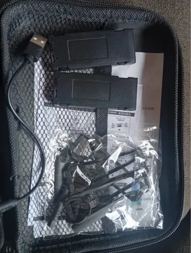 Drone com duas baterias e câmera 