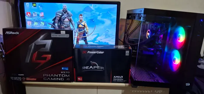 Pc Gamer Ryzen 5800X3D / 32GB XPG / Rx 9060 xt 16gb /Nvme 512