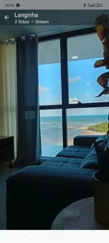 Apartamento p. temporada vista para o mar