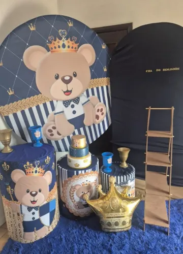 Alugo decoraçao urso príncipe