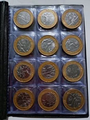 Coleção de moedas R$500
