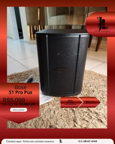 BOSE S1 PRO PLUS, SEM CAIXA, ZERO, EXCLUSIVO!