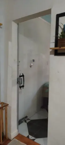 Porta de vidro completa