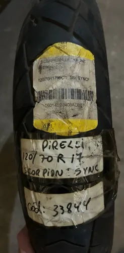 Pirelli pneu 120 70 17 scorpion