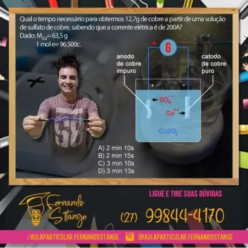 Aulas de Química, Física e Matemática / Concursos e Vestibulares