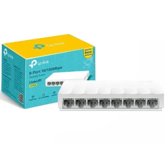 Switch TP-Link LS1008 (8 portas Fast Ethernet)