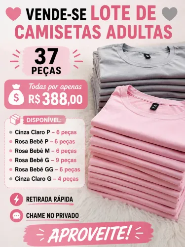 Vende se camiseta adulto