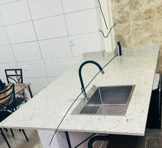 Bancada cozinha Granito Mármore