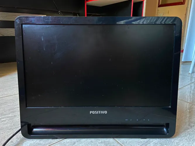 Monitor Positivo Fit 856 + Adaptador HDMI Completo (Ideal para PC, Home Office e Estudo)