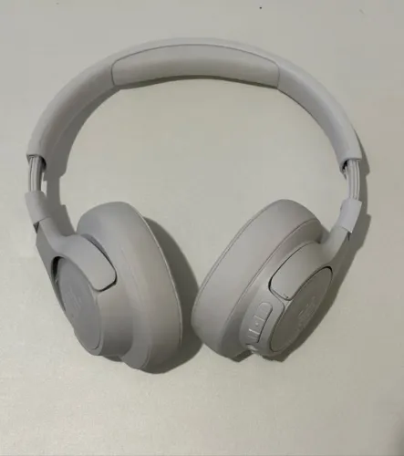 Fone De Ouvido Bluetooth Jbl Tune 720bt Branco Dobrável