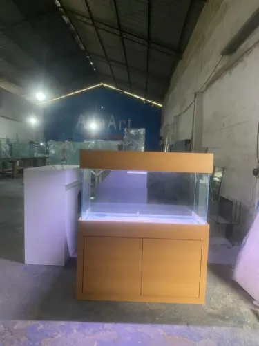 Aquario 250x50x50 10mm 600 litros - C/ Movel Naval