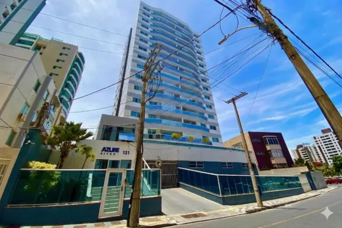 Apartamento de 2 quartos na pituba com vista deslumbrante para o mar