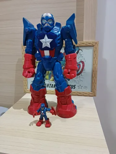 Robo capitao america 30 cm original marca Hasbro 