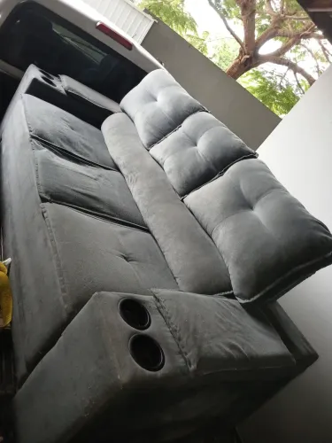 Sofá retrátil 3 lugares