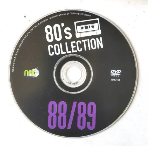 DVD Música - 80?s Collection 88/89 (Roxette, Guns n?Roses e Outros) - 2012