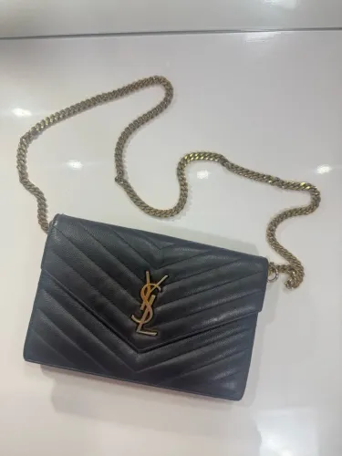 Bolsa ysl envelope preta original