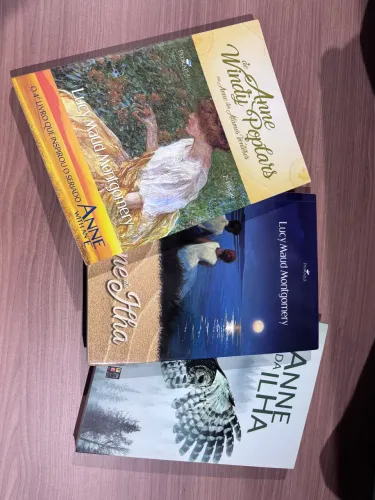 livros Anne de Green Gables 3 unidades