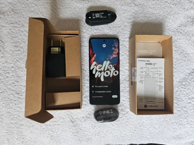 Moto G54 5G 256GB azul com caixa