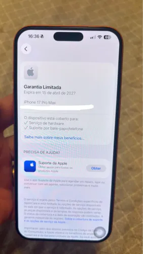 iPhone 17 pro max 256 GB - semi novo 