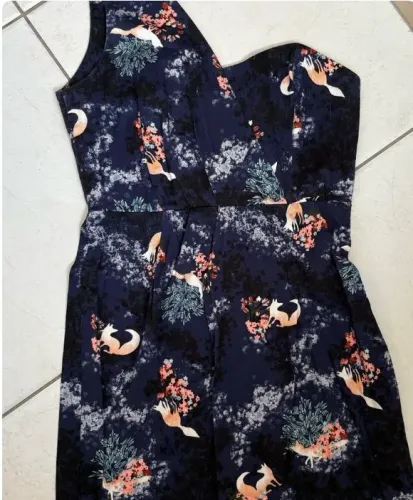 vestido antix um ombro só g