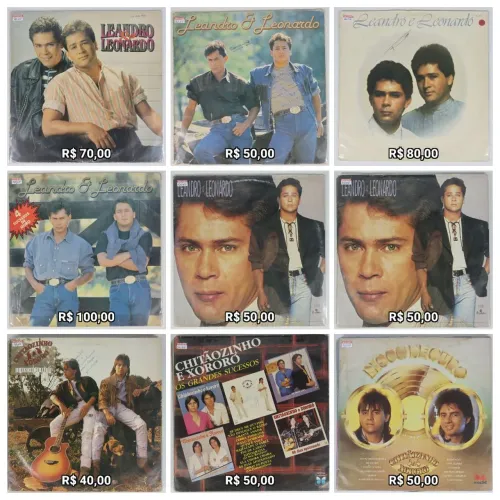 Discos de Vinil Sertanejo