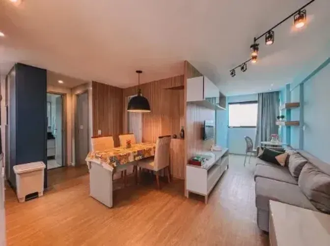 Belissimo Apartamento 2/4 Mobiliado com Vista Mar e Estrutura de Hotel - Ponta Negra