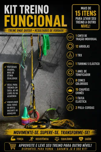 Vendo Equipamentos de Treinamento Funcional 