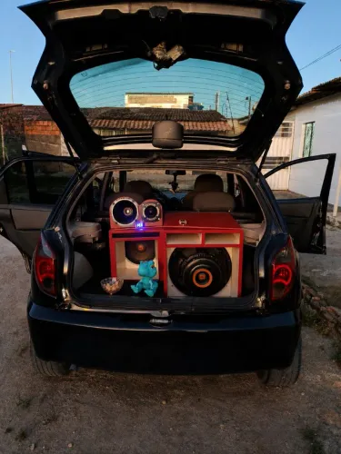 Caixa trio, som automotivo 