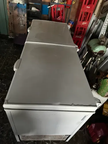 Freezer Horizontal Inverter 2 Tampas Metalfrio Dupla Ação 543 LitrosBranco - Bivolt