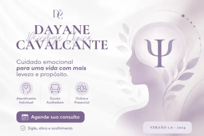 Terapia - Atendimento online e presencial - Psicóloga 