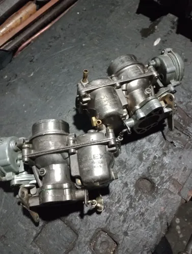 Carburação dupla a álcool Kombi Fusca Brasília