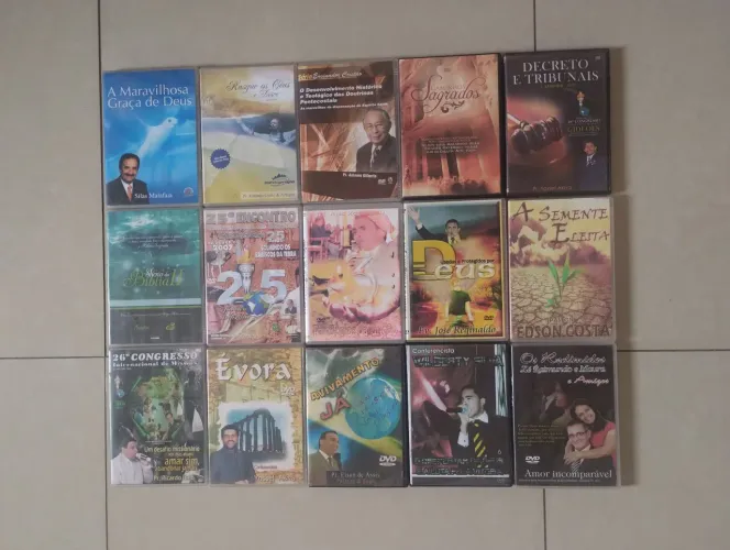 Vários DVDs Evangélicos 