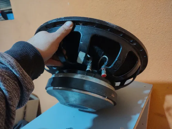 woofer Eros sds 15" 1500Wrms (bobina queimada, carcaça em bom estado/para trocar reparo)