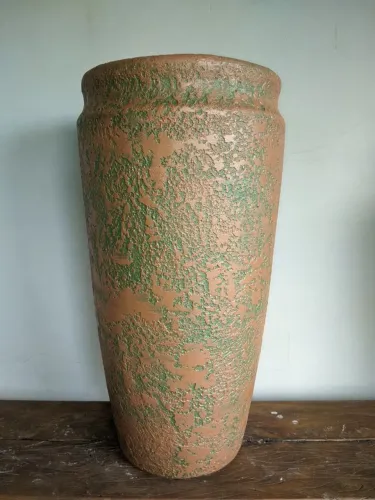 Vaso rústico de cimento