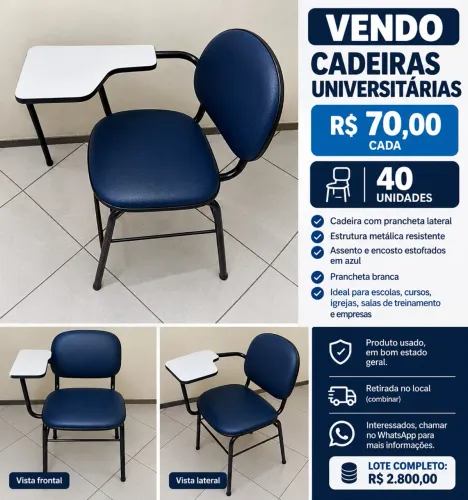 CADEIRA UNIVERSITÁRIA 